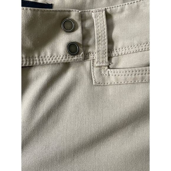 Larry Levine Front Pocket Wide Leg Khaki Trouser Pants size 6 - Picture 3 of 7